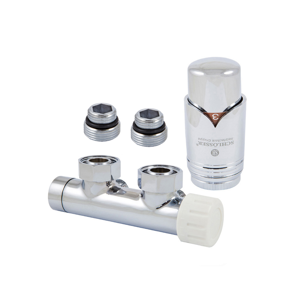 Zestaw Schlosser Duo-Plex 8-30 st.C 3/4 prawy chrom głowica na powrocie