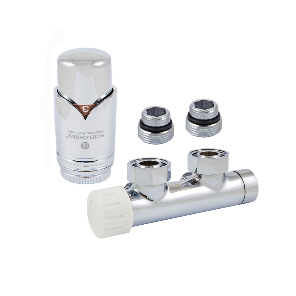 Zestaw Schlosser Duo-Plex 8-30 st.C 3/4 lewy chrom głowica na powrocie