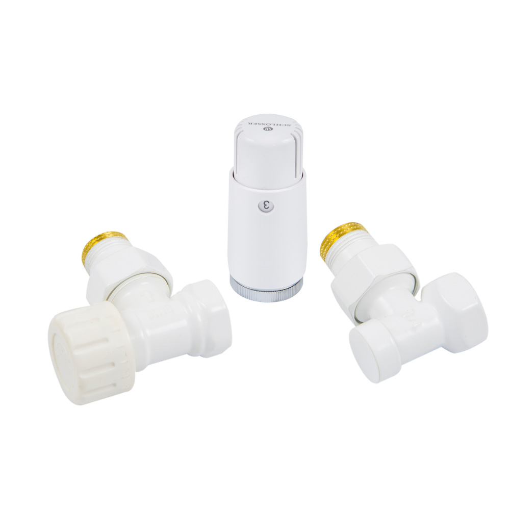 Zestaw Schlosser Mini 8-30 st.C 1/2 kątowy biały M30x1,5