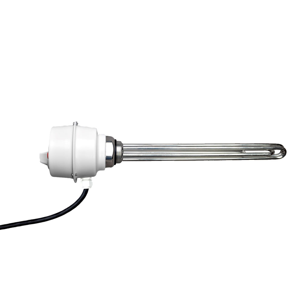 Grzałka elektryczna GRBT 6000W 400V 6/4" 500mm termostat