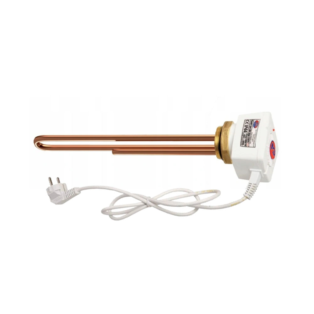 Grzałka elektryczna MB 2000W 230V 5/4" 385mm termostat