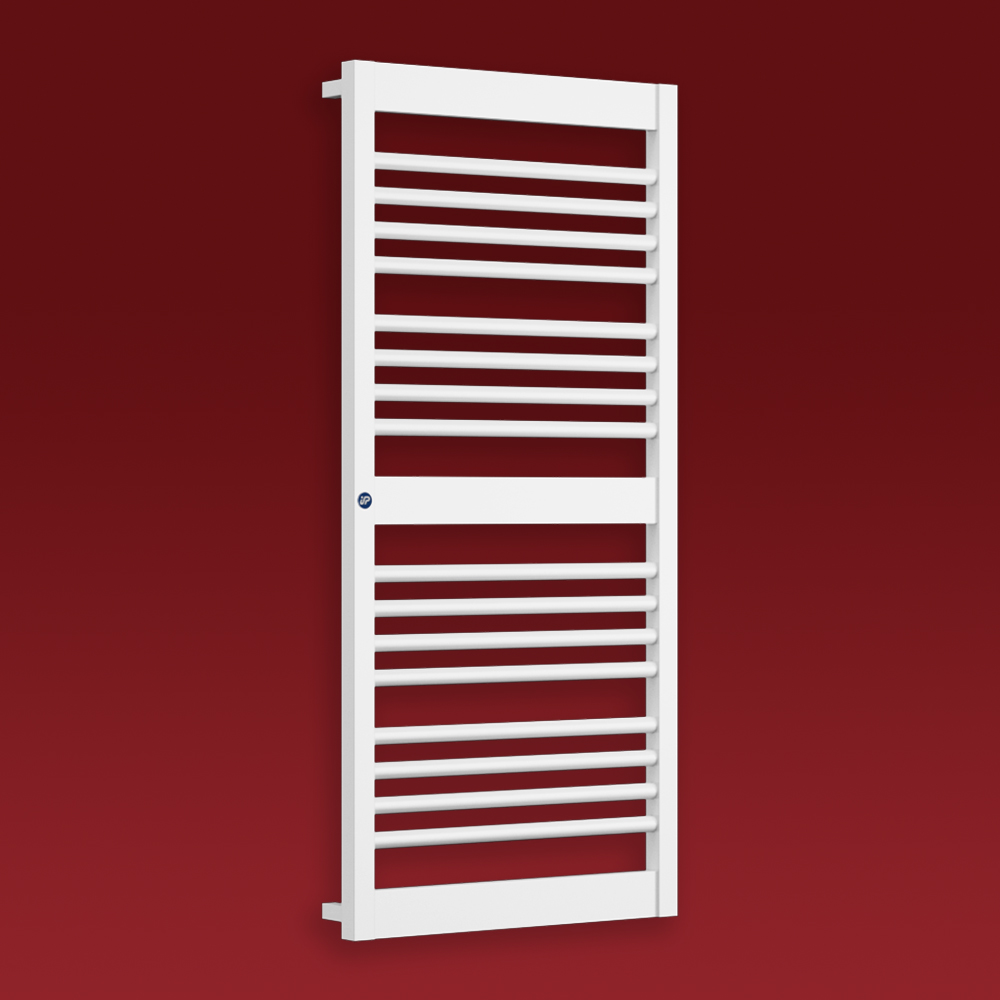 Grzejnik łazienkowy Frame 1075x400mm przyłącze D370mm biały RAL9016