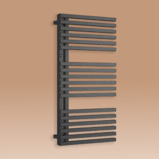 Grzejnik łazienkowy Giulietta 1186x500mm przyłącze D50mm grafit biały RAL9016