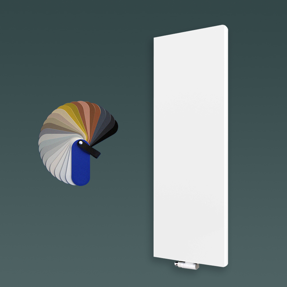 Grzejnik PURMO Kos V 22 1800x450x107mm przyłącze D50mm biały RAL9016 - obrazek 2