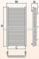 Grzejnik OCEANIA 560x910xD510mm - obrazek 3