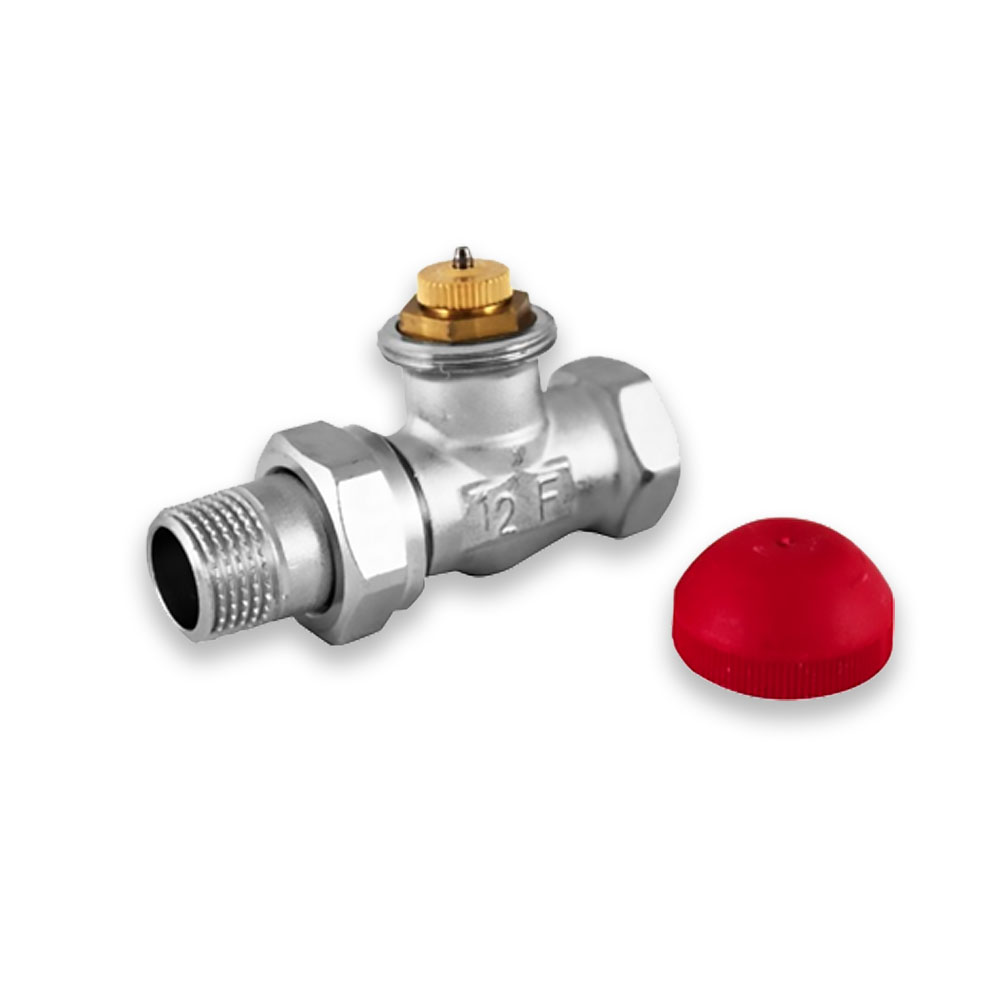 Zawór termostatyczny Herz TS-V prosty 1/2 cala M28x1,5