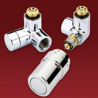 Zestaw DANFOSS RAX 8-28 st.C 1/2 prawy chrom